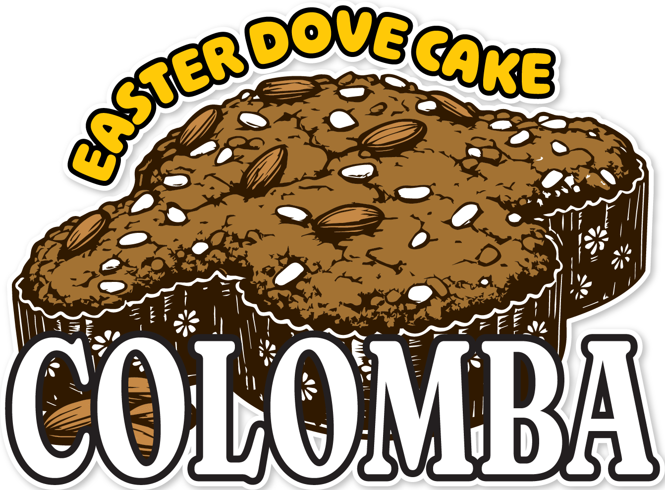 Easter Dove Cake Colomba Logo