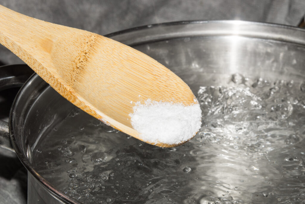 Salting water