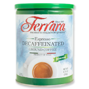 Ferrara Decaffeinated Espresso Ground Coffee​