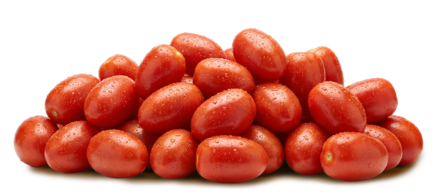 Pile of San Marzano tomatoes